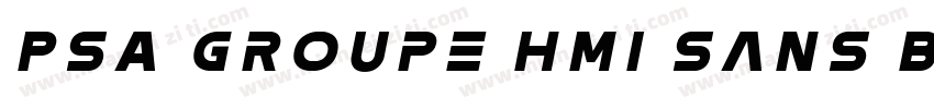 PSA Groupe HMI Sans Bold字体转换